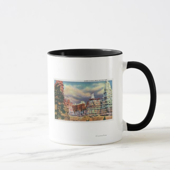 View of Queen Victoria Rock Formation Mug (Right)