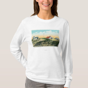 View of Race Point Coast Guard Station T-Shirt