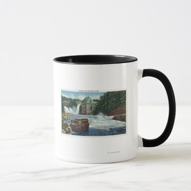 View of Rainbow and Horseshoe Falls Mug (Right)