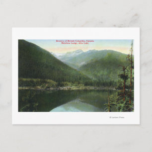View of Rainbow Lodge and Alta Lake Postcard