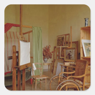 View of Renoir's studio, used from 1907 Square Sticker