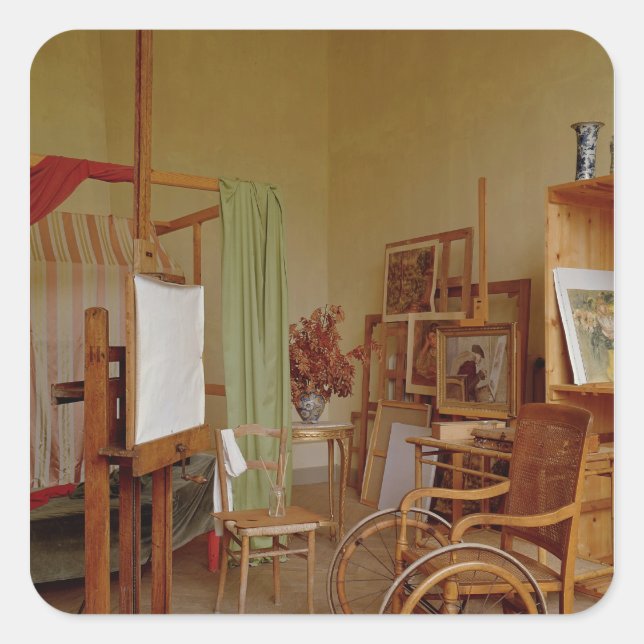 View of Renoir's studio, used from 1907 Square Sticker (Front)