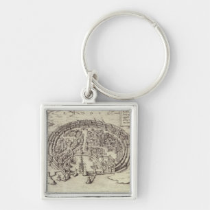 View of Rhodes, from 'Theatre of the Main Towns in Key Ring