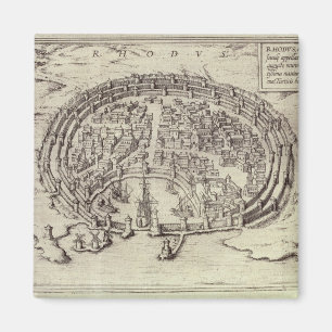 View of Rhodes, from 'Theatre of the Main Towns in Magnet
