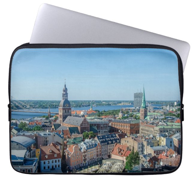 View of Riga city center from above Laptop Sleeve (Front)