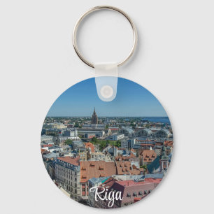 View of Riga old town from above Key Ring