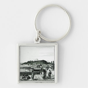 View of Rio de Janeiro from the church Key Ring
