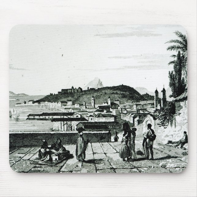 View of Rio de Janeiro from the church Mouse Mat (Front)