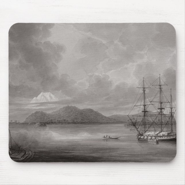 View of Rio de Manila (lithograph) Mouse Mat (Front)