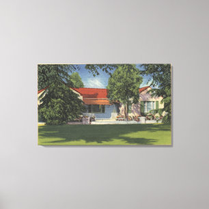 View of Robert Taylor's Residence Canvas Print