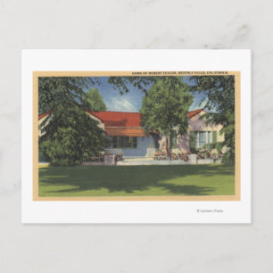 View of Robert Taylor's Residence Postcard