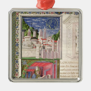 View of Rome as the City of God Metal Tree Decoration