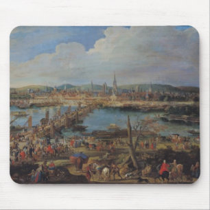 View of Rouen from Saint-Sever, c.1715-20 Mouse Mat