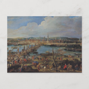 View of Rouen from Saint-Sever, c.1715-20 Postcard