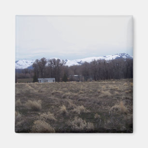 View Of Ruby Mountains Magnet