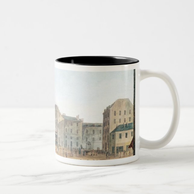 View of Saint-Germain-l'Auxerrois, c.1802 Two-Tone Coffee Mug (Right)