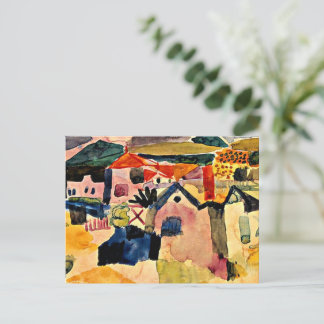 View of Saint Germain, Paul Klee, Postcard