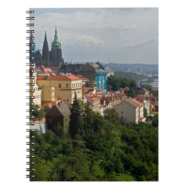 View of Saint Vitus's Cathedral, Prague, Czech Notebook (Front)