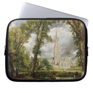 View of Salisbury Cathedral from the Bishop's Grou Laptop Sleeve