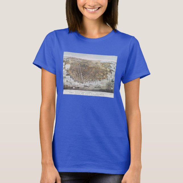 View Of San Francisco, 1878 T-Shirt (Front)