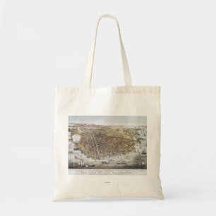 View Of San Francisco, 1878 Tote Bag