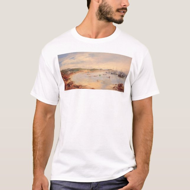View of San Francisco, California Harbour (0575A) T-Shirt (Front)