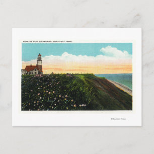 View of Sankaty Head Lighthouse Postcard