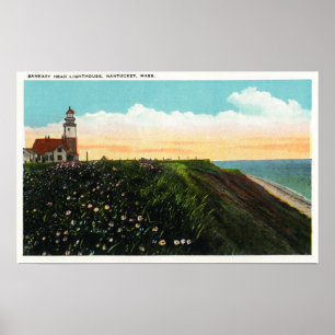 View of Sankaty Head Lighthouse Poster