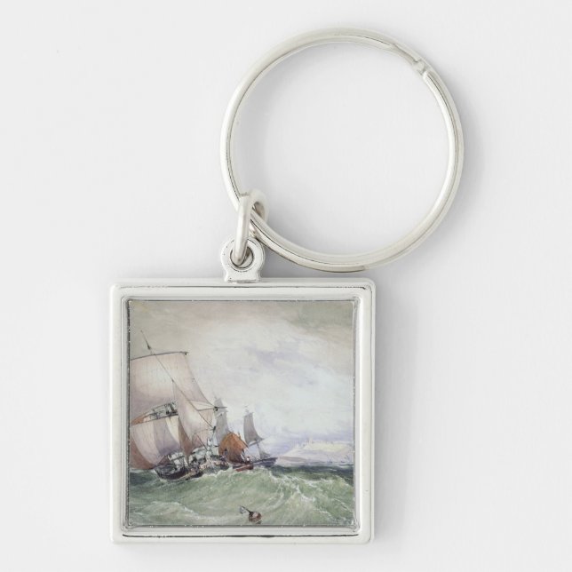 View of Scarborough, with a Collier Brig Key Ring (Front)