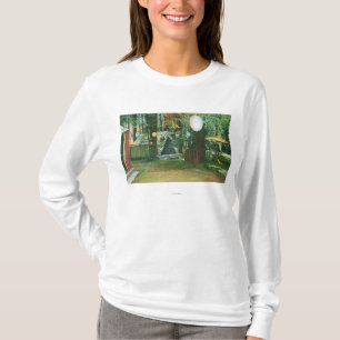 View of Scotts Camp, RedwoodsRussian River, CA T-Shirt