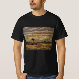 View of Sea at Scheveningen by Vincent van Gogh T-Shirt