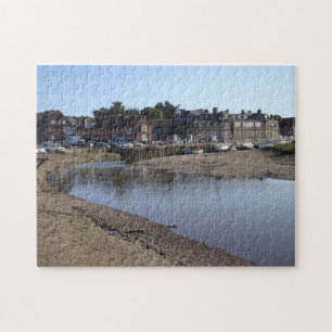 view of seaside village landscape by the sea jigsaw puzzle