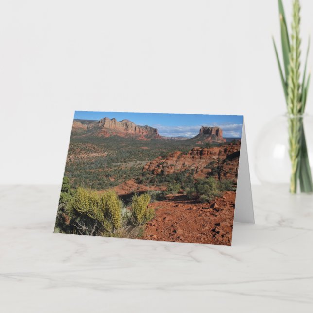 View of Sedona Greeting Card (Front)