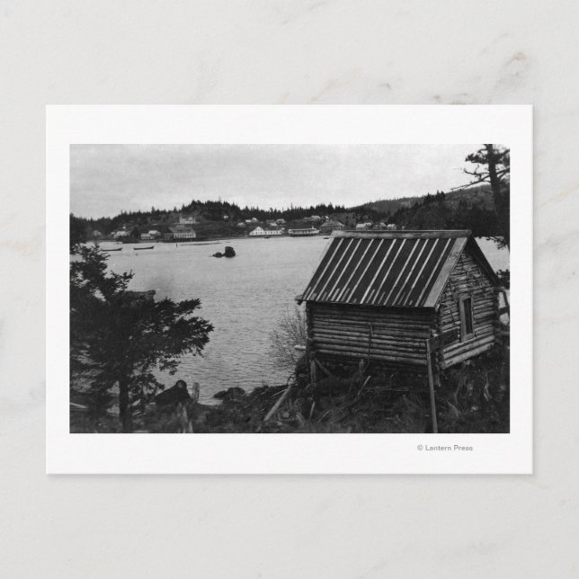 View of Seldovia, Alaska from across water Postcard (Front)