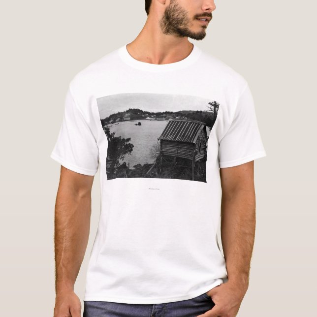 View of Seldovia, Alaska from across water T-Shirt (Front)
