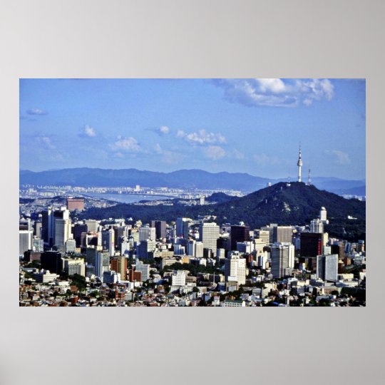 View Of Seoul From Ansan Poster