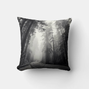 View Of Sequoia Trees In Forest Cushion
