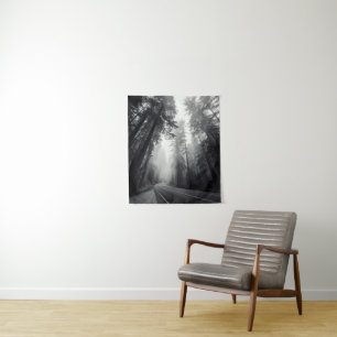 View Of Sequoia Trees In Forest Tapestry