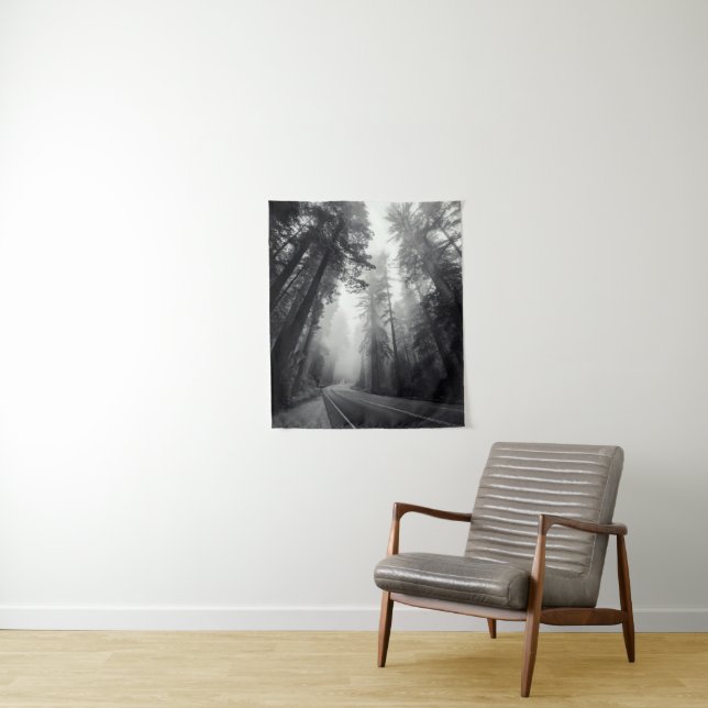 View Of Sequoia Trees In Forest Tapestry (In Situ)