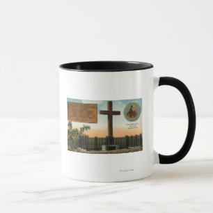 View of Serra Monument, Old Town San Diego Mug