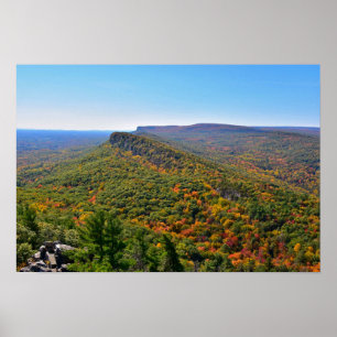View of Shawangunk Ridge in the Fall Poster