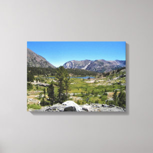 View of Shell Lake, Tioga Pass, California Canvas Print