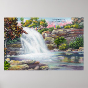 View of Shinglekill Falls Poster