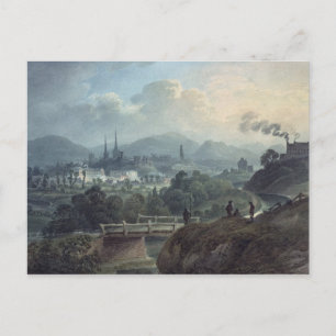 View of Shrewsbury across the Severn Postcard