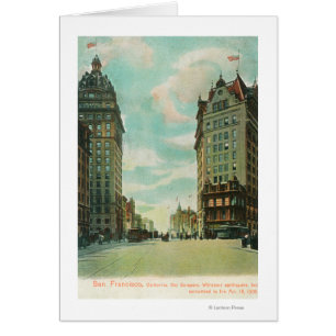 View of Skyscrapers that Survived 1906
