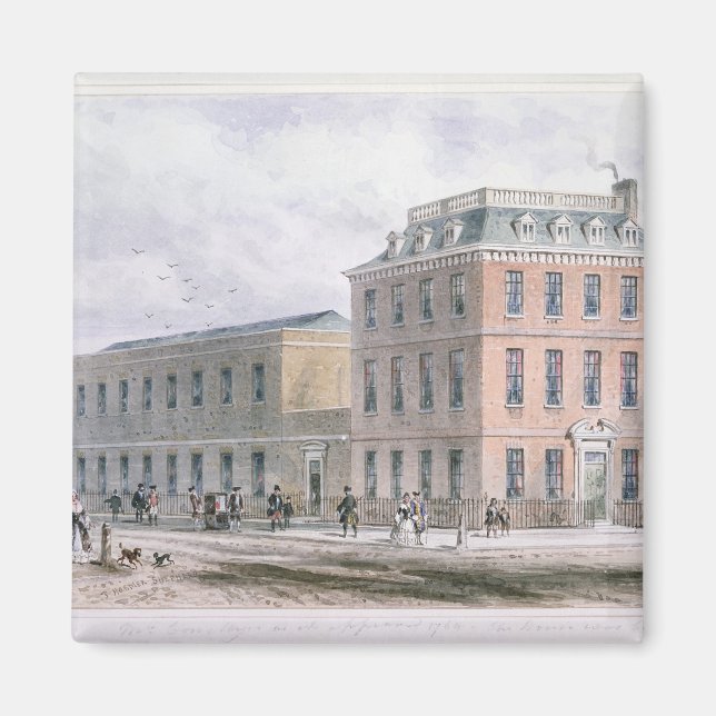 View of Soho Square and Carlisle House Magnet (Front)