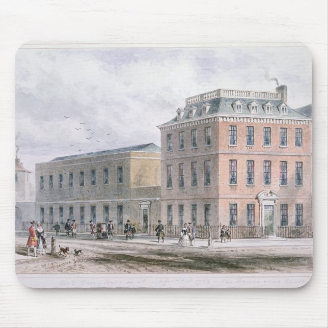 View of Soho Square and Carlisle House Mouse Mat (Front)
