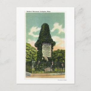 View of Soldiers' Monument Postcard