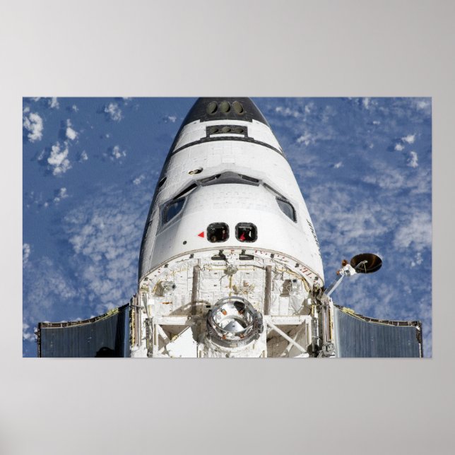 View of space shuttle Endeavor's crew cabin Poster (Front)