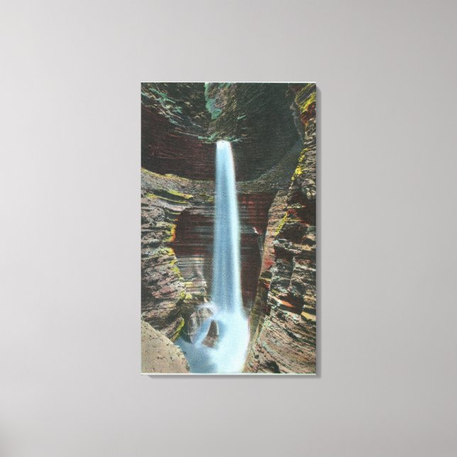 View of Spectacular Cavern Cascade Canvas Print (Front)